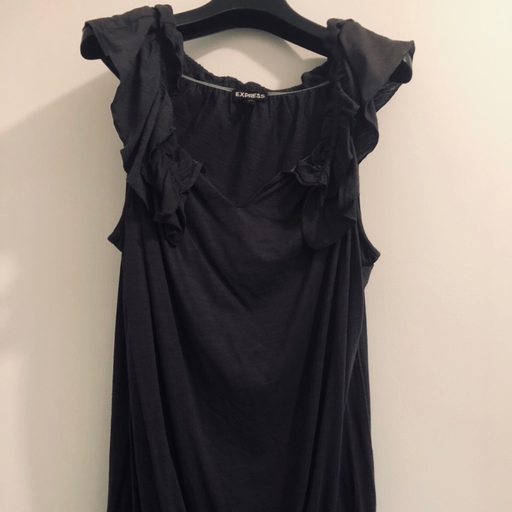 NWOT EXPRESS COTTON/MODALTOP WITH GATHERED BOTTOM